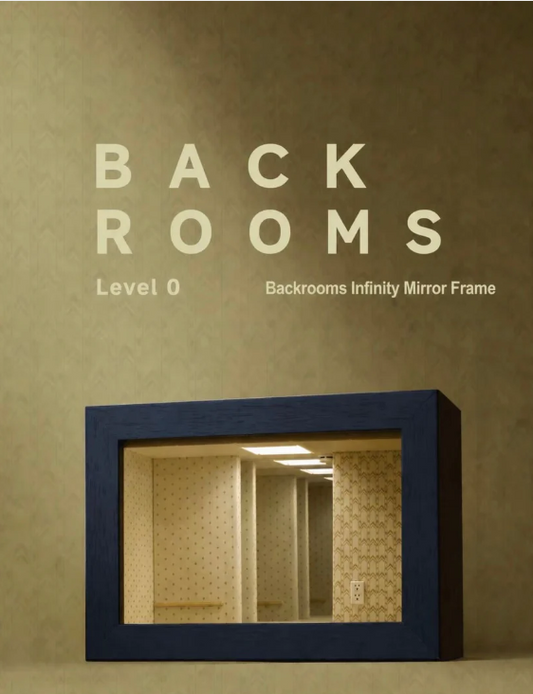 Backrooms Infinity Mirror Diorama