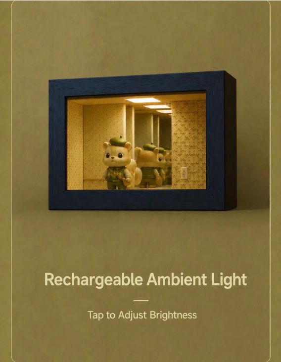 Backrooms Infinity Mirror Diorama